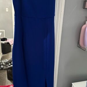 Elegant Blue Women's Dress